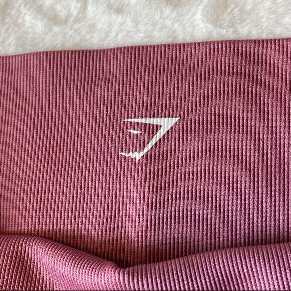 Gym Shark Dark Pink Compression Leggings - Picture 5 of 11